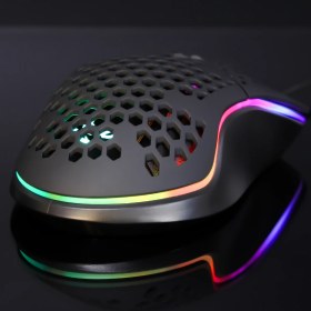 Resim Rush Trepan RM404 12.800 DPI RGB Oyuncu Gaming Mouse 