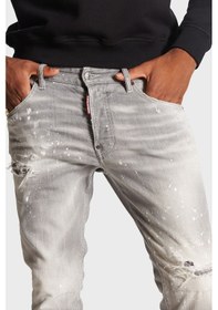 Resim Dsquared2 Erkek Kot Pantolon S74lb1477 S30260 852 Gri 