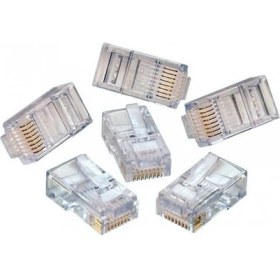 Resim Platoon Cat 6 Uç 100 Adet Cat 6 Rj45 Uç Başlık Jak Konnektör 