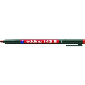 Resim Edding 143 B Permanent Kırmızı Asetat Kalemi Kırmızı 