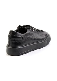 Resim Bambi Siyah Hakiki Deri Erkek Sneaker E01593050503 Siyah 