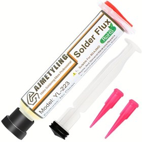 Resim 1pc AJMETYLING YL-223 Temizlemeye Gerek Yok Lehim Flüsu - Reçine Tabanlı, Elektronik Kaynak, Teneke Lehim, Devre Kartları ve Bakır Tel için İdeal, Lehim Verimliliğini Artırır, Lehim Aksesuarları, Devre Kartı Bakımı, Kolay Uygulama, Dayanıklı Lehim Aracı 