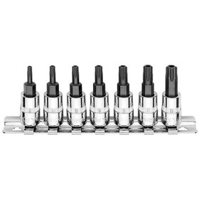 Resim C08s-rtp7 5 Köşe Delikli Torx Uçlu Lokma Takımı 7 Parça 