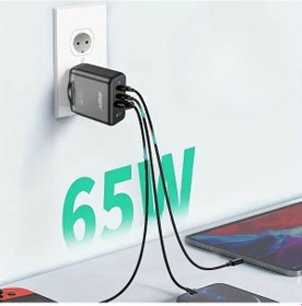 Resim Bucuks 65w Hızlı Şarj Edebilen Type C Uçlu Şarj Aleti 