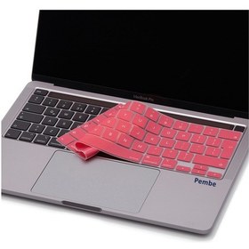 Resim Macbook Pro Touchbar Klavye Koruyucu 13Inc 16Inc Avrupa İngilizce Siyah 