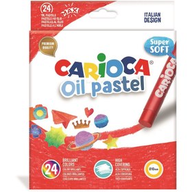 Resim Carioca Yağlı Pastel Boya Kalemi 24'lü STD - STD / STD 