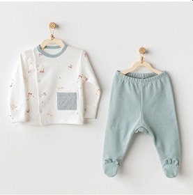 Resim Andywawa Ac25005 Bebek Zıbın Takım 2 Pcs Sıde Snap Set Cırcur Party Çok Renkli 