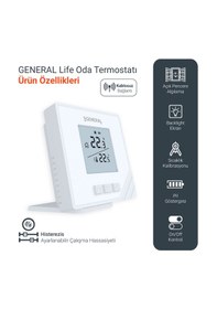 Resim Mitra Ht15s Rf Kablosuz Oda Termostatı - Beyaz 