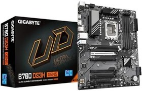 Resim GIGABYTE B760 DS3H LGA1700 DDR5 7600MHz(OC) PCIe 5.0 M.2 NVMe Gigabit LAN ATX Anakart 
