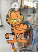 Resim baykuş oto Pleksi Garfield Vantuzlu Cam Süsü 