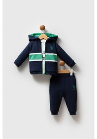 Resim U.s. Polo Assn Erkek Bebek Lacivert Takım Usb2553-c-v1 Lacivert 