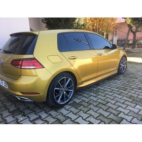 Resim Volkswagen Golf 7 Uyumlu Aero Yan Marşpiyel Plastik 