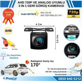 Resim Özgürce Ahd 720P Balıkgözü Geniş Açılı Analog Geri Görüş Kamerası 