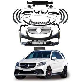 Resim Mercedes Gle63 Amg W166 Gövde Kiti 2016 Sonrası Uyumlu 