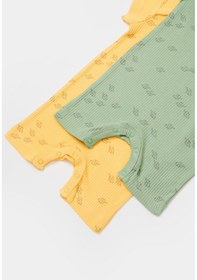 Resim BabyCosy Organik Modal Fil Baskılı 2 Li Kısa Kollu Tulum Csym11426 001 