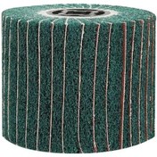 Resim Kosona Paslanmaz Çelik İçin Dayanıklı Fiber Cila Tekerleği - 180 Yeşil Zımpara Tabakalı 