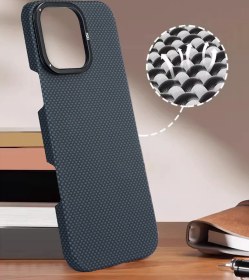 Resim HDD iPhone 15 Pro Max Blaze 1000D Kevlar Magsafe Kılıf 