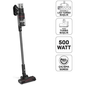 Resim Arzum AR4209 MagiClean Flex Dikey Şarjlı Süpürge 500 W 60 Dk Kullanım 