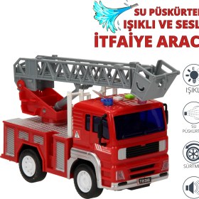 Resim SmartFox Işıklı, Seslı ve Su Atıcılı Oyuncak Itfaiye Aracı 1:20 