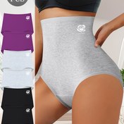 Resim 6'lı Paket QUASTI Kadın Yüksek Bel İç Çamaşırı - Zarif 