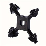 Resim QUIX 4 Yollu Matkap Mandreni - Katı Metal, Çoğu Matkaba Uyar, Boyutlar: 1/4", 3/8", 1/2", 5/8" & Metrik (6mm, 10mm, 13mm, 16mm) - Çok Yönlü Matkap İşleri İçin Gerekli 