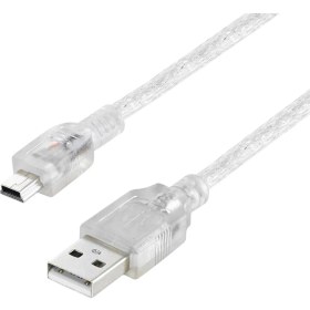 Resim Marsilyan Ipod Şarj Aleti Kablosu USB 5 Pin Geniş 1.5 Metre Şeffaf (Sl-Uk5) (4887) 