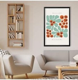 Resim GAAGART Tekli Ahşap Lamine Çerçeveli Mdf Tablo Soyut Ateş Dikeni 30 x 40 gartNM7844 