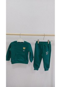 Resim Eşofman Takımı Kışlık 3ip Yeşil 