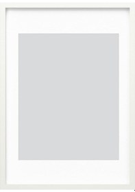 Resim Beyaz Çerçeve, Beyaz, 50x70 Cm 