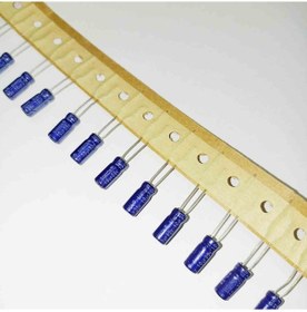 Resim 10mf 35v 5x11 Elko Kondansatör Samxon 100 Adet 