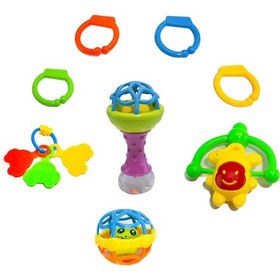 Resim Çıngırak Set 8 Parça Sevimli Çıngırak Çok Renkli 