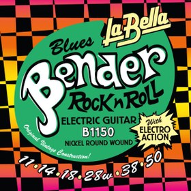Resim La Bella B1150 Elektro Gitar Teli (11-50) | Caz ve Blues İçin Kalın Takım 