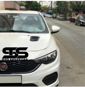 Resim Fiat Egea Uyumlu Piano Black Kaput Üstü Havalandırma Izgarası (01) (Sts Oto Aksesuar) 
