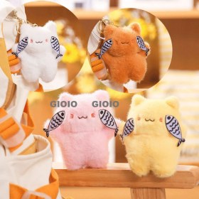 Resim Silver1 Karikatür Küçük Hediye Peluş Bebek Kolye Anahtarlık Çanta Kolye Aksesuarları (Yurt Dışından) 