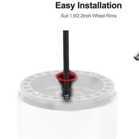 Resim Besthome1 50 Adet M2.5 Çelik Tırmanma Arabası Jant Kilidi Vida - Anahtar Döşemi İçerir 