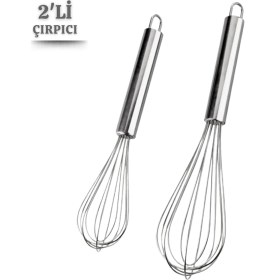 Resim Vizka 2'li Palanmaz Çırpıcı , Metal Çırpıcı 2 Boy 