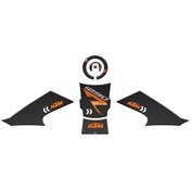 Resim SKM KTM 1290 SUPER ADVENTURE 2021-22 UYUMLU TANK PAD SET 002 