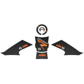 Resim SKM KTM 1290 SUPER ADVENTURE 2021-22 UYUMLU TANK PAD SET 002 