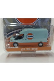Resim Greenlight 1:64 2019 ford transit lwb high Roof - gulf minibüs 