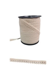 Resim Çamaşır Askısı Şerit En 1 Cm Bej 5 Metre 