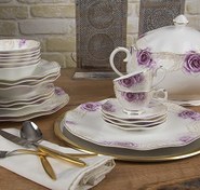 Resim Aryıldız AR 30078 Prestige Bone Porselen 83 Parça Yemek Takımı 