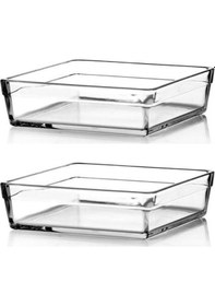 Resim 59304 Borcam Premium Kare Fırın Tepsisi 2400cc - 2 Adet Fma99929 Şeffaf 