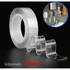 Resim Çift Taraflı Silikonlu Şeffaf Montaj Bandı 3 Cm x 5 Metre N11.17106 