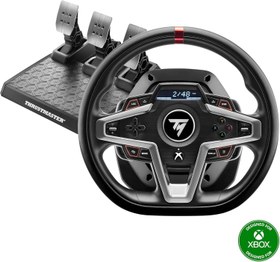 Resim T248 Force Feedback Yarış Direksiyonu ve Pedal Seti + TH8S Vites Kolu Xbox 