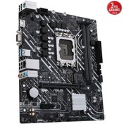 Resim larymary lm Asus Prıme H610m-k Argb Intel H610 Lga1700 Ddr5 5600 Hdmı Vga M2 Usb3.2 Aura Rgb Matx 96gb’a Kadar R 