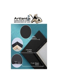 Resim Siyah Tuval 10x10 Cm 1 Adet Astarlı Kare Tuval Resim Tuvali Siyah 10 10 Cm Tual Akrilik Yağlı Boya İçin İdeal 