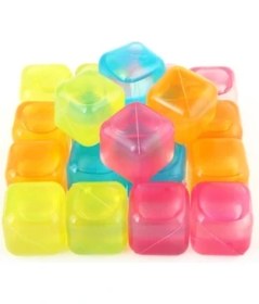 Resim Go İthalat Serinletici ve Rengarenk Buz Küpleri 24 Adet (5473) 