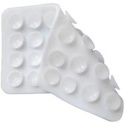 Resim Goldenqian Çift Taraflı Silikon Vantuz Cep Telefonu Fikstürü İçin Vantuz Destekli Yapışkan Silikon Kauçuk Enayi Ped Sabit Ped White White 