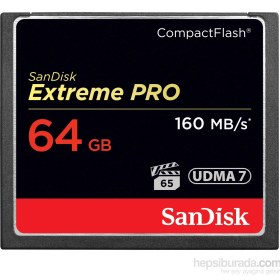Resim Sandisk 64 Gb Cf Extreme Pro 160Mb/S (SDCFXPS-064G-X46) 