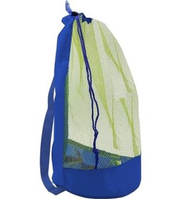 Resim Tongdashop Mavi Genişletilmiş Delikli Çanta: Hafif, Katlanır, Ayarlanabilir Askılı Plaj Topu Desenli Mavi 